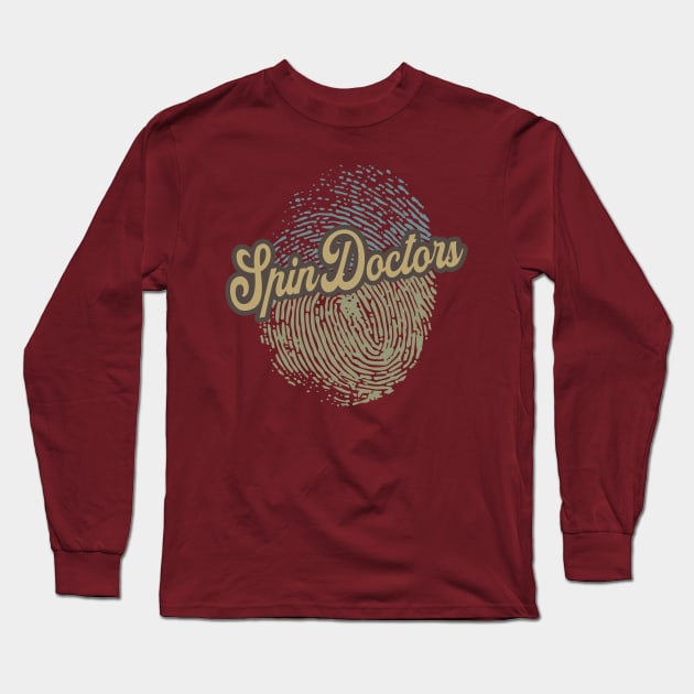 Spin Doctors Fingerprint Long Sleeve T-Shirt by anotherquicksand